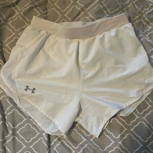 White under armor shorts